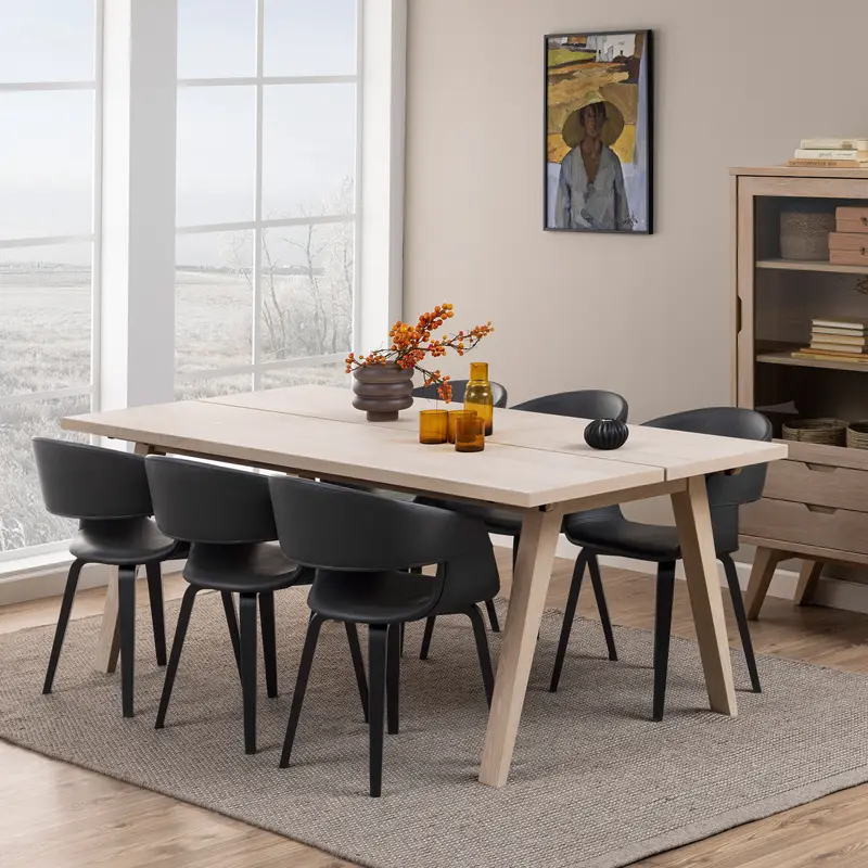 Bendt Eettafel Mads 200 x 95 cm - licht eikenfineer