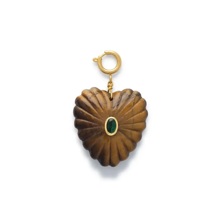 Brown heart bedel - le veer | Jil conceptstore