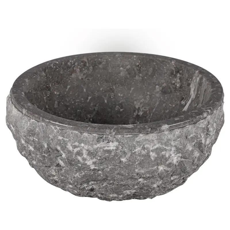 Differnz Asti Opbouw Waskom Marmer Grijs 38cm