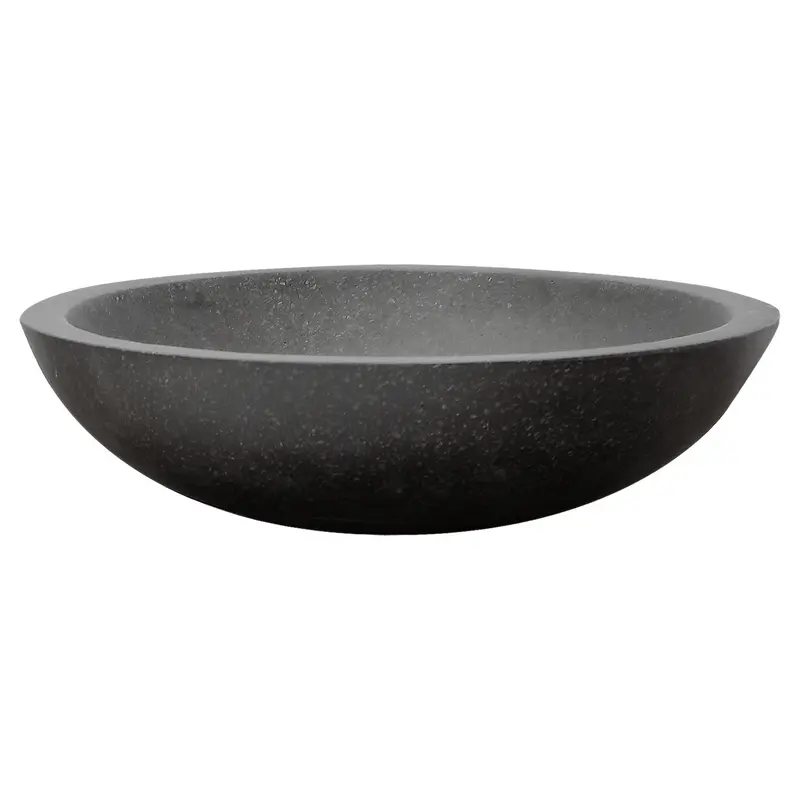Differnz Puur Opbouw Waskom Terrazzo Antraciet 45cm