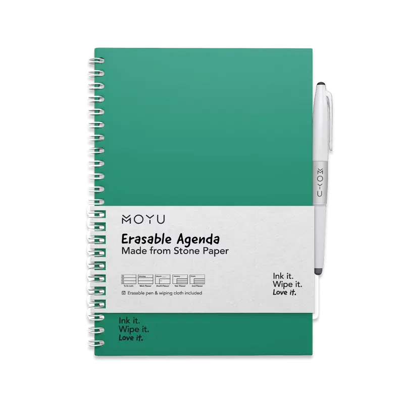 Erasable Agenda A5 - Forest Green