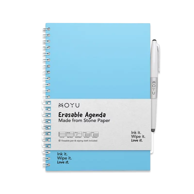 Erasable Agenda A5 - Sky Blue
