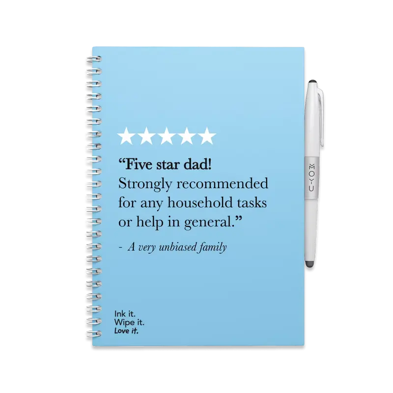 Erasable Notebook A5 - Father's Day