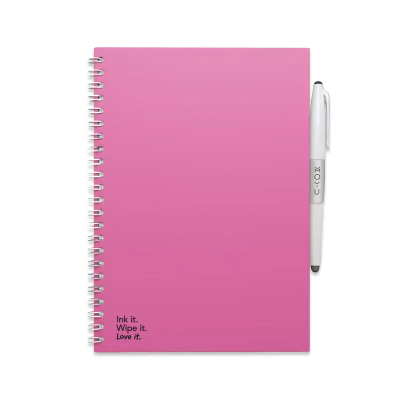 Erasable Notebook A5 - Passion Pink