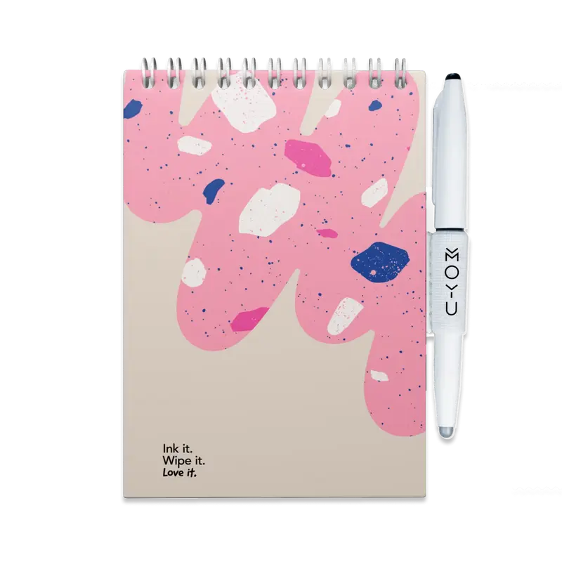 Erasable Notepad A6 - Flamingo Desert