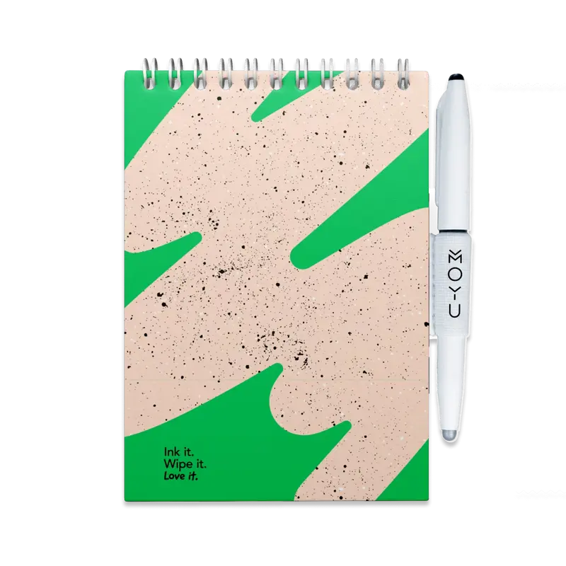 Erasable Notepad A6 - Flashy Moss