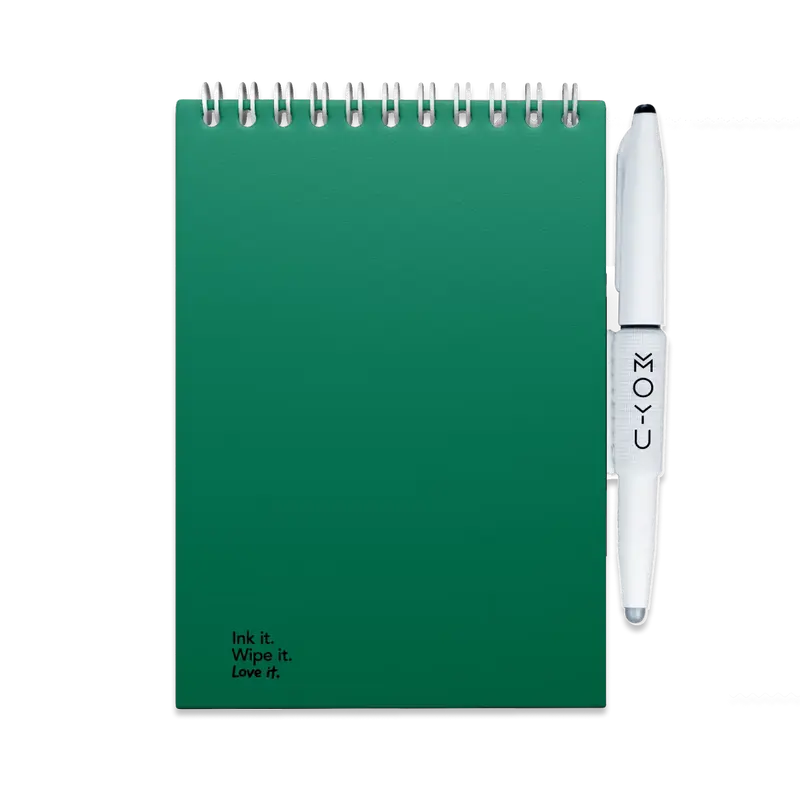 Erasable Notepad A6 - Forest Green