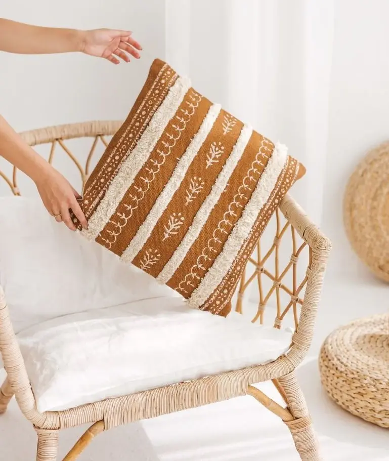 Hand Block Printed Cushion Cover | Nidhi