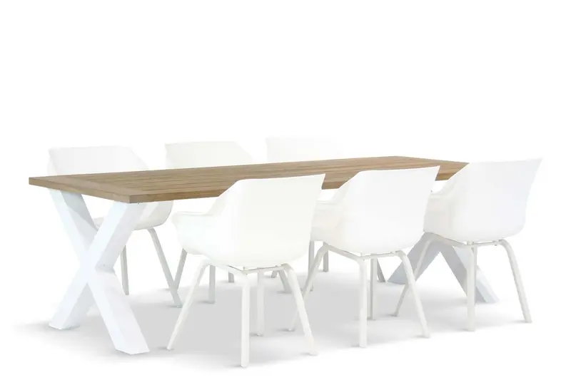 Hartman Sophie element/Cardiff 240 cm dining tuinset 7-delig - 5453