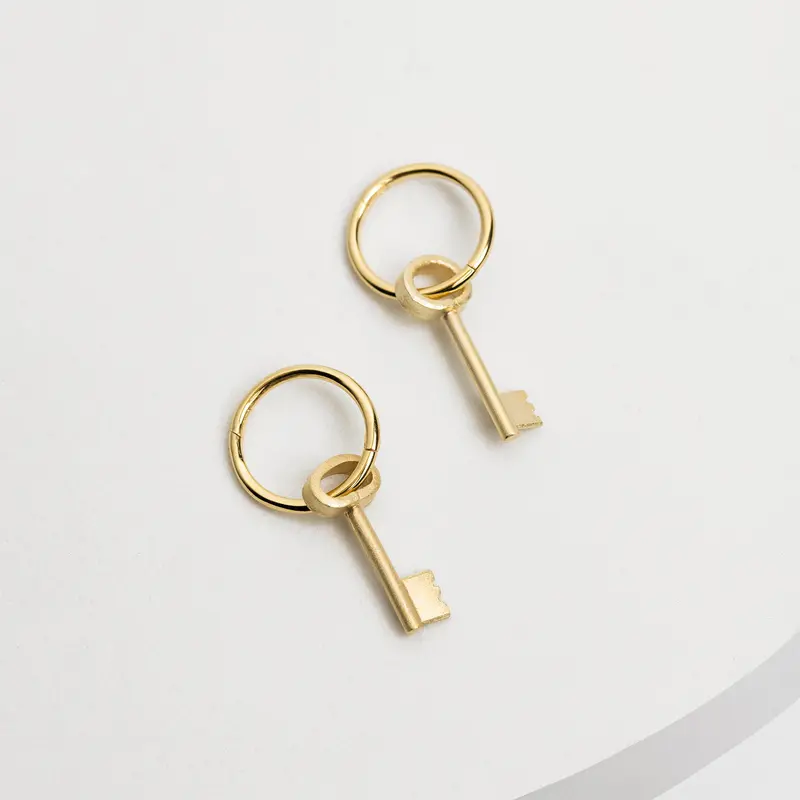 Key to your Heart oorbellen goud