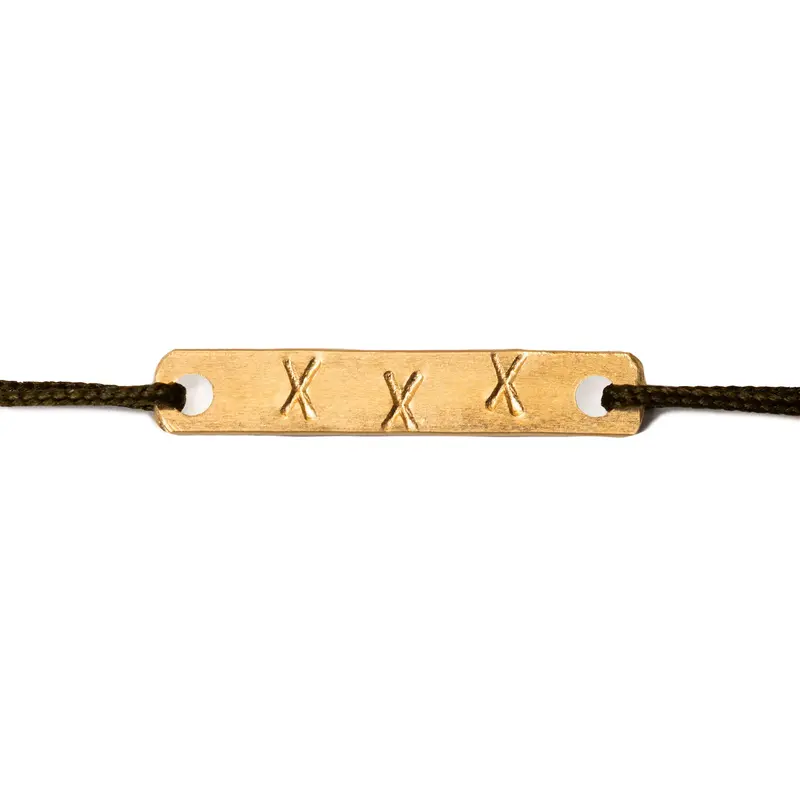 Kisses from Amsterdam armband goud