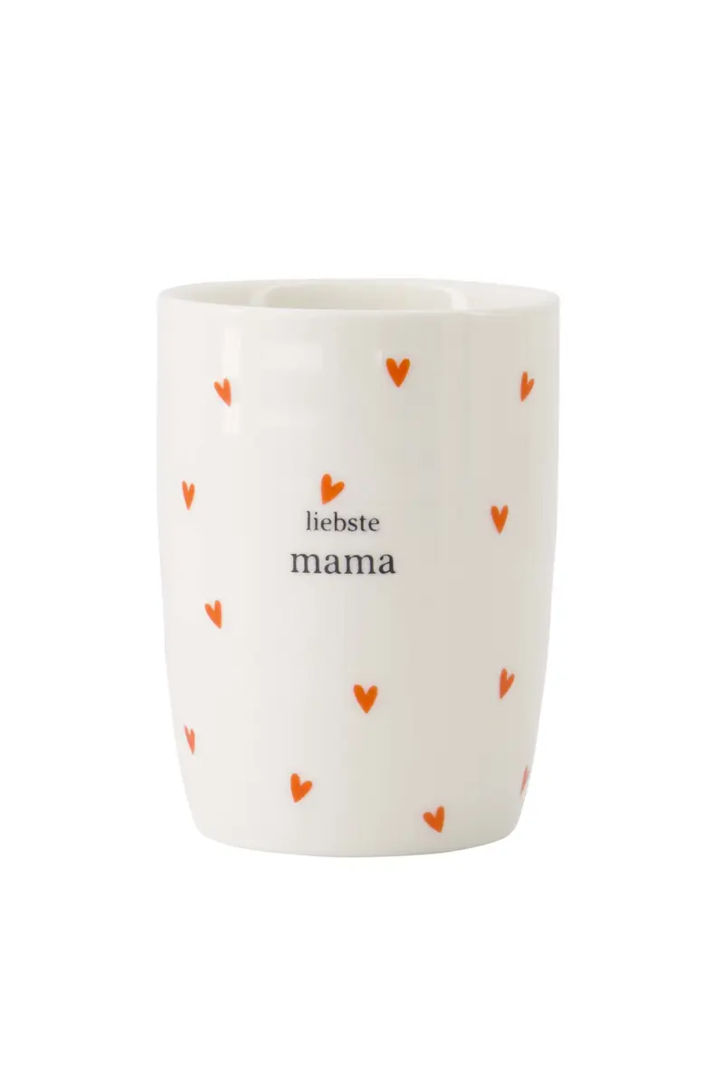 Koffiemok Liebste Mama | white / red