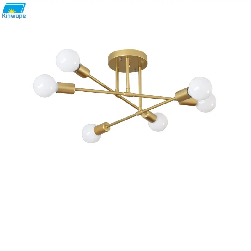 Lighting Warm And Romantic Golden Room Ceiling Lamps