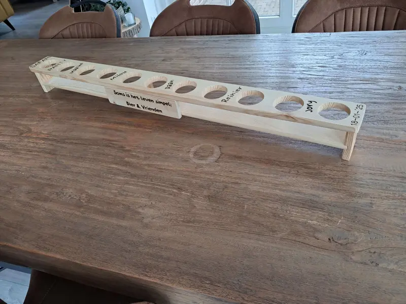 Meter bier, met persoonlijke tekst