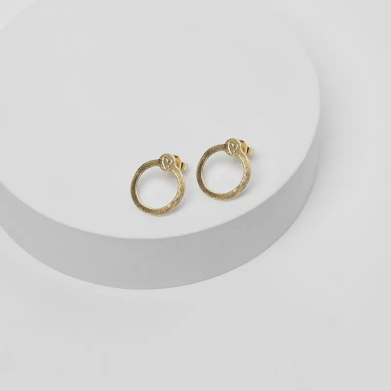 Recycled With Love oorbellen goud
