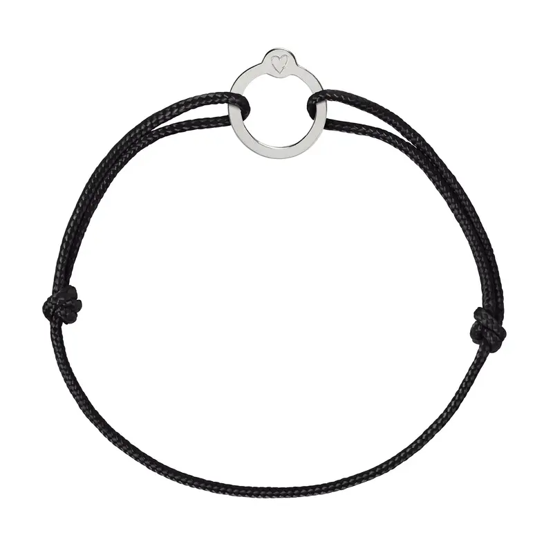 Recycled with Love - zilver - zwart