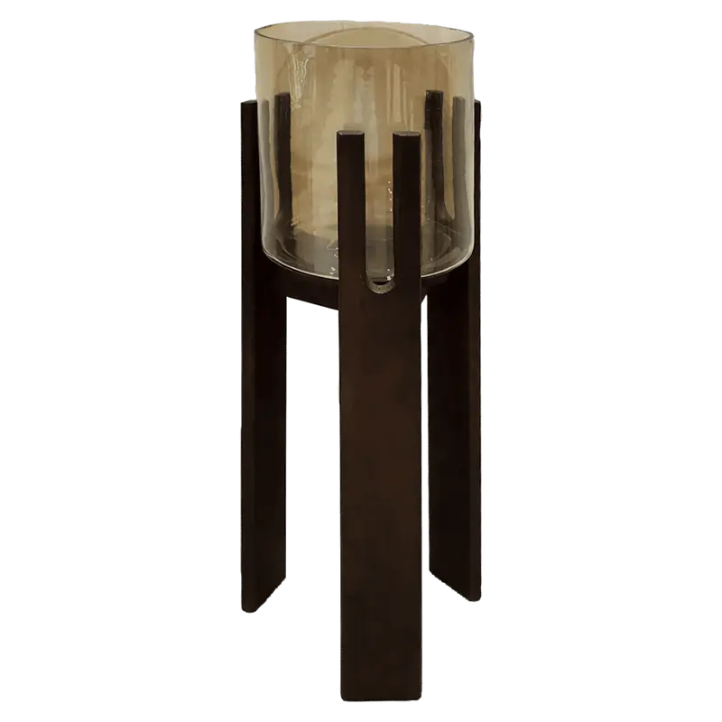 Richmond Windlicht Reese 80cm - Walnut