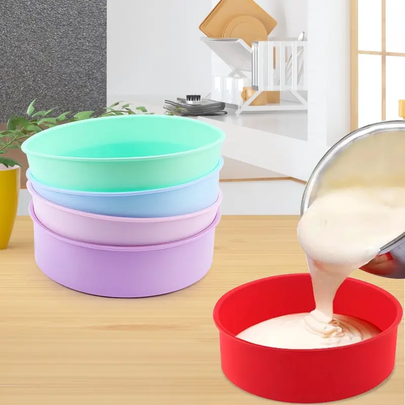 Round Silicone Cake Mold Baking Pan