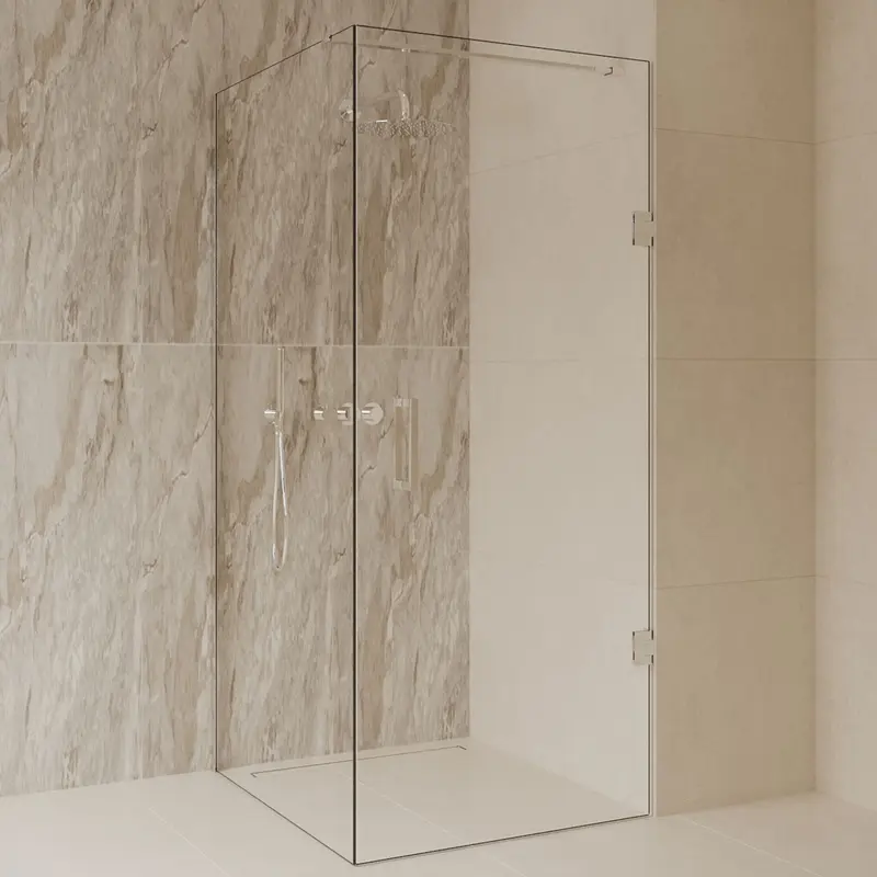 Sanitado Dalis Douchecabine Helder Glas Chrome Profielen 110x80 cm