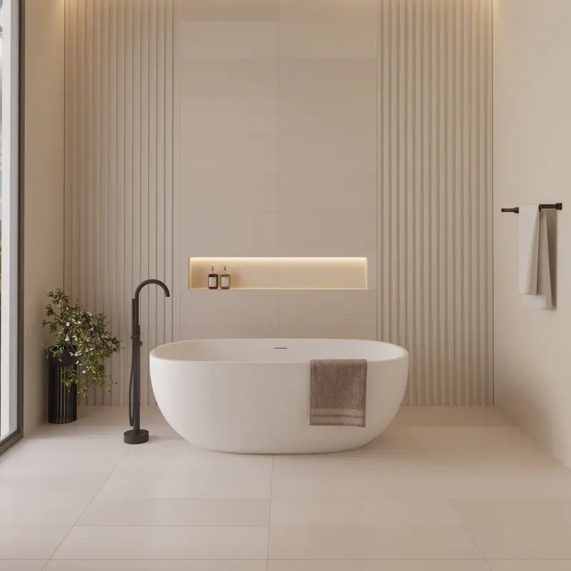Sanitado Elements Moderna Luxe Vrijstaand Bad 170x78cm Glans Wit