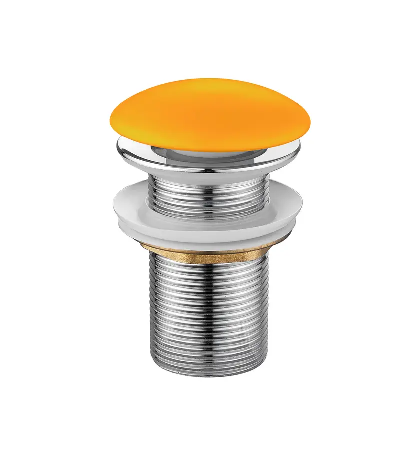 Sanitado Rainbow Luxe Klik-afvoerplug Mat Oranje Keramiek