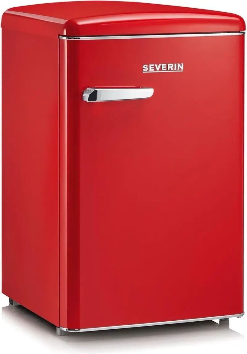Severin RKS 8830 retro koelkast ROOD