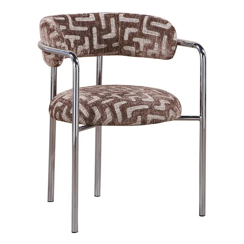 Stoel Art Deco bruin