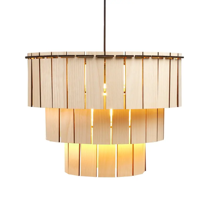 Taglight 50cm kroonluchter van hout