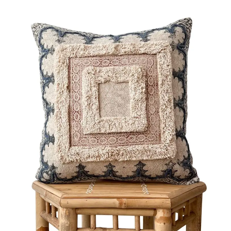 Tufted Geometric Cushion Cover | Siya