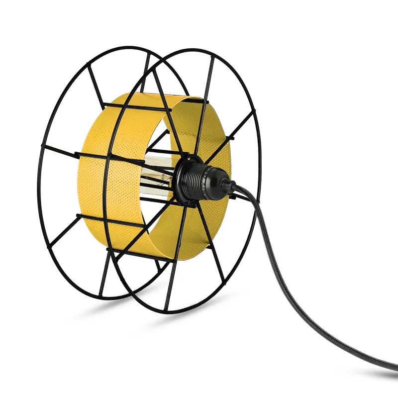 Vloerlamp SPOOL Zwart