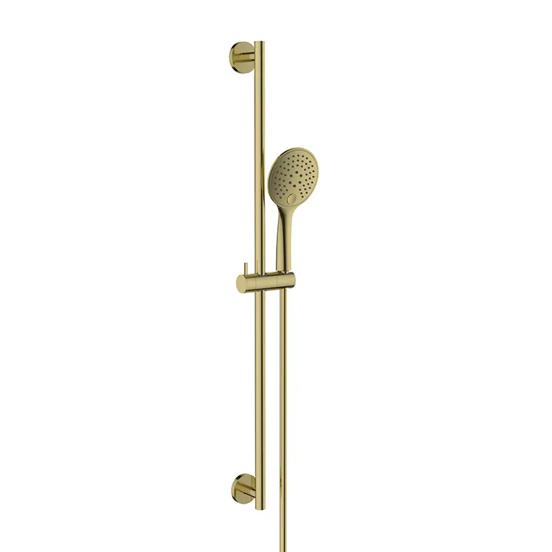 Wiesbaden Unimatch Glijstangset Messing 3-standen 12cm